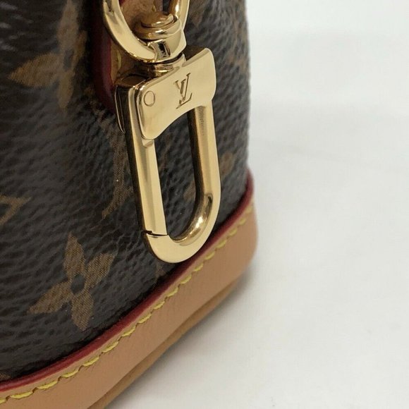 LOUIS VUITTON Monogram Bijoux Sac Micro Noe Key Holder charm - Picture 7 of 10